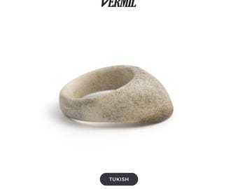 Archery Thumb Ring - Traditional Thumb Draw, Protective Gear - Turkish Moose Antler By Vermil