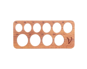 Vermil Wooden Thumb Ring Sizer – Premium Natural Wood Ring Measuring Tool