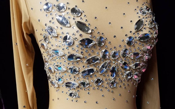 All hotsell rhinestone dress
