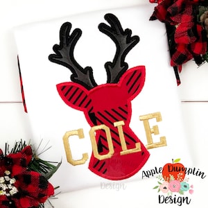 Deer Silhouette, Applique Design, Machine Embroidery, Instant Download, 5x7, 6x10, 7x11