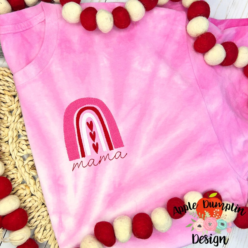 Mini Rainbow Machine Embroidery Instant Download Monogram - Etsy