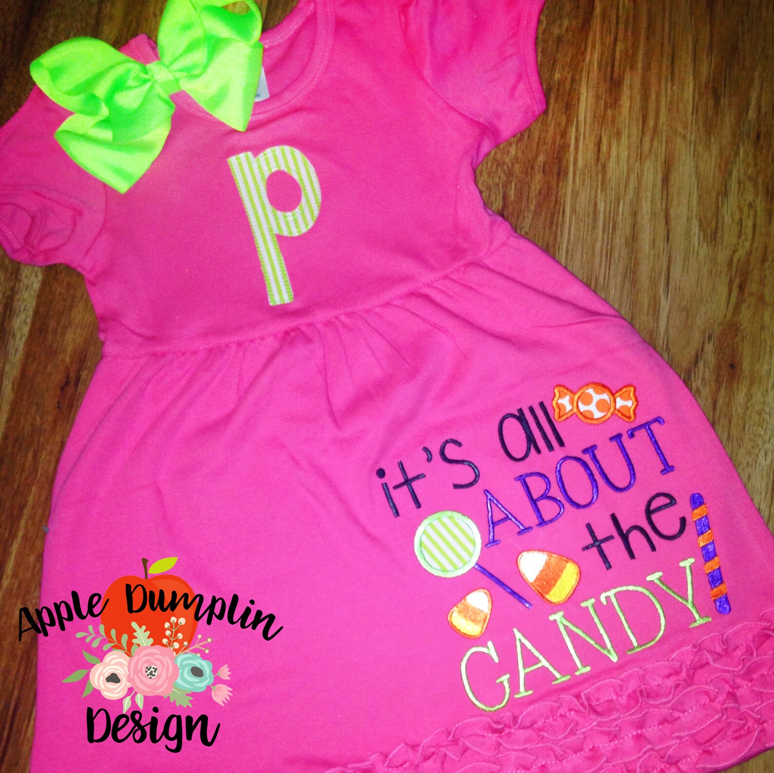 It's All About the Candy Applique Machine Embroidery Etsy