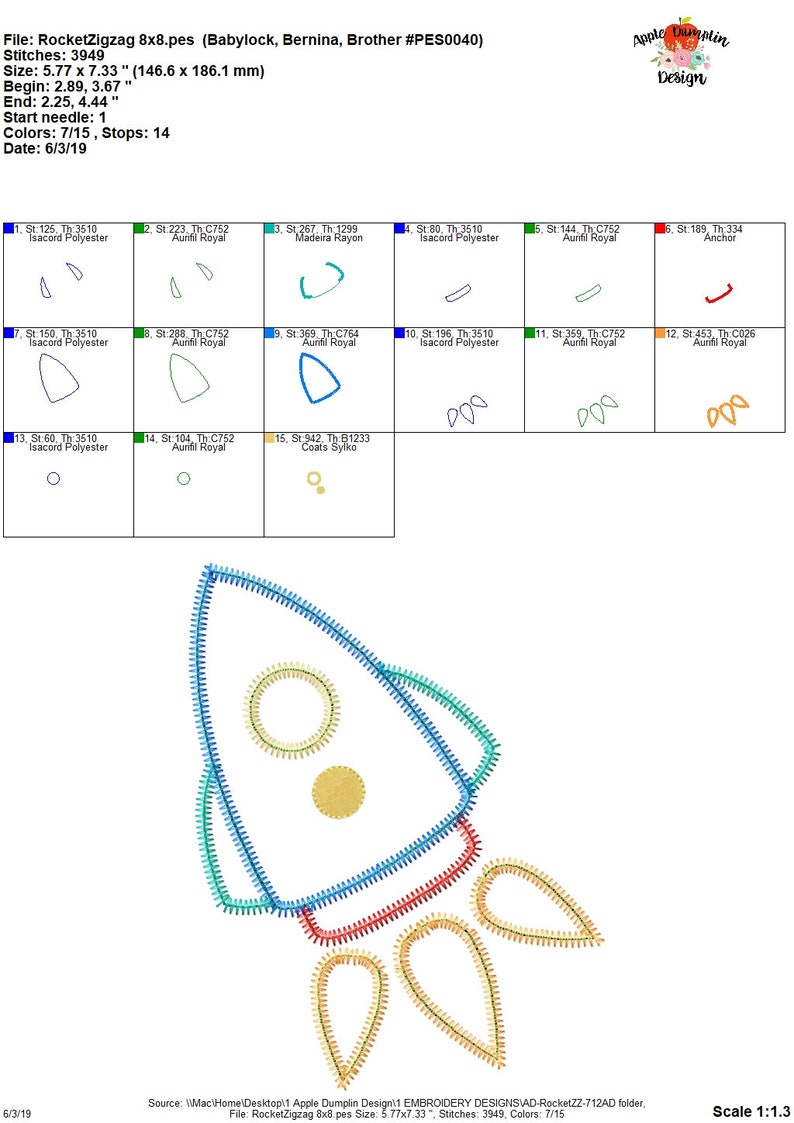 6x10 Instant Download Rocket 5x5 4x4 8x8 Boy Applique Astronaut Applique Zigzag Applique Design 5x7 Space Applique