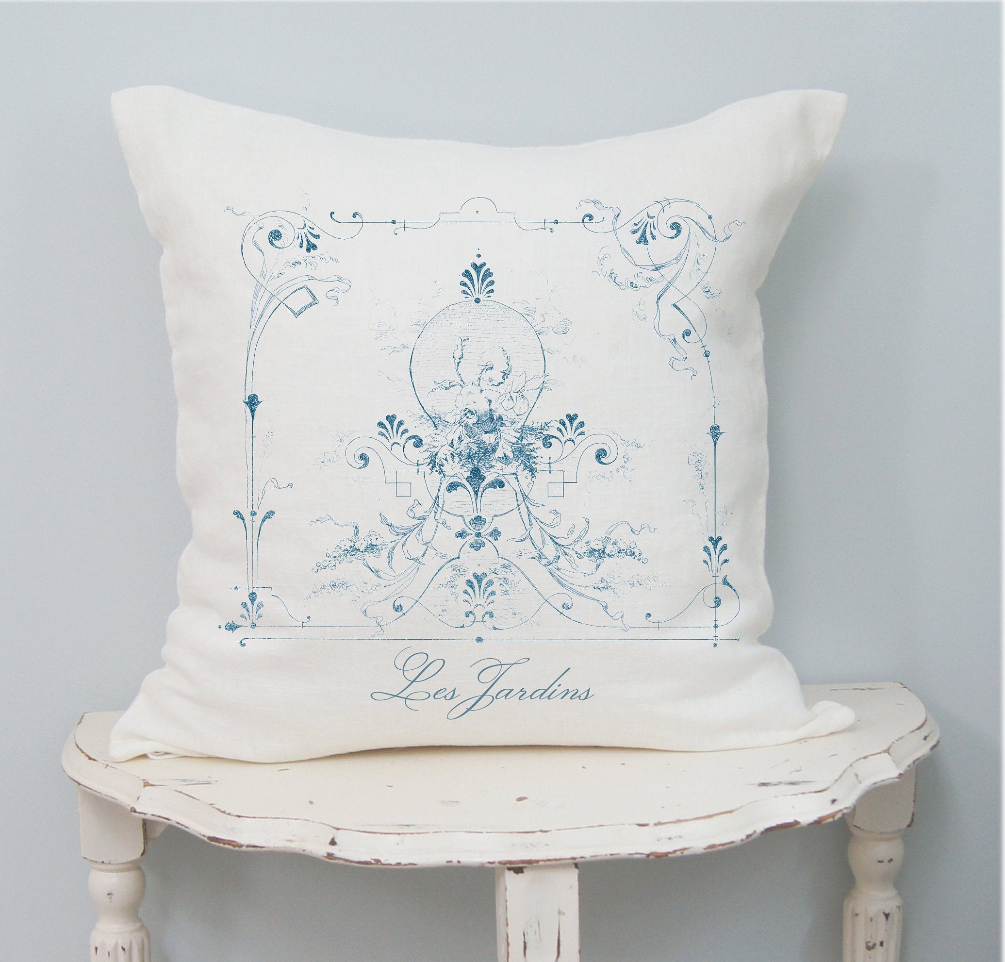 WHEREable Art Les Vitraux De L'Amour Linen Euro Pillow main image 0