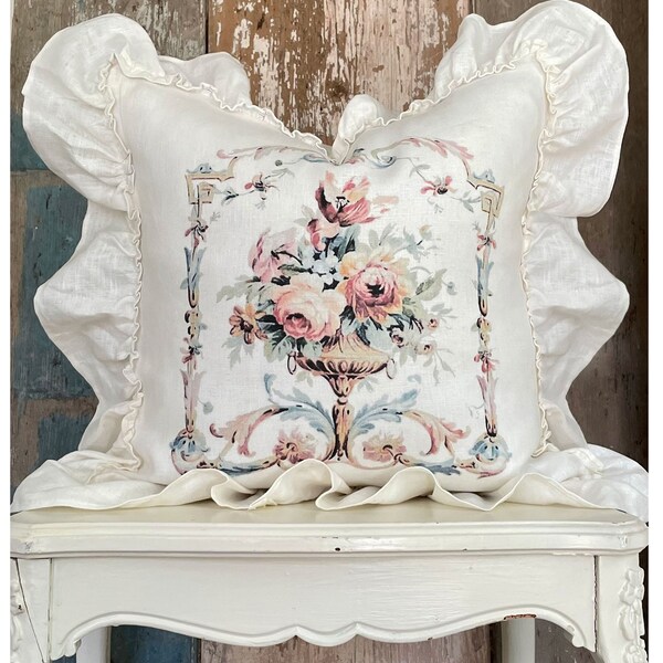 Aubusson Pillow Etsy