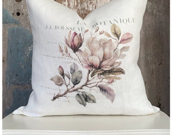 Heirloom Velvet Large Pillow - Magnolia