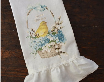 Party Explosions Easter Chick Spring Cotton Tea Towel Party Explosions Easter Chick Spring Cotton Tea Towel