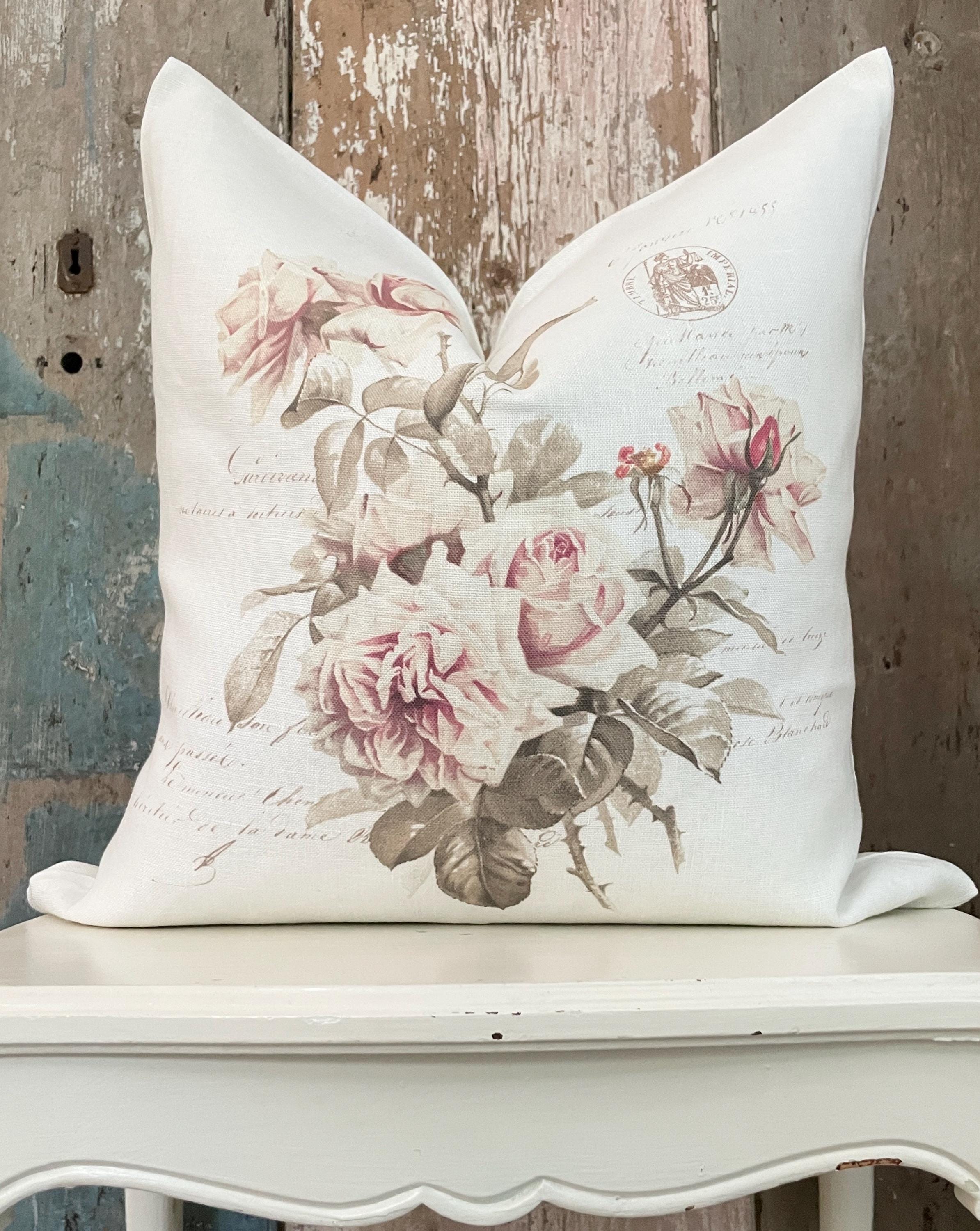 Decorative Cushions Shabby Chic Cushion Covers Spring Floral