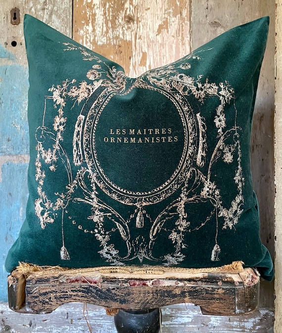 Pillow Cover Emerald Green And Gold Pillows Velvet Throw Pillows