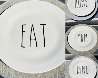 rae dunn appetizer plates