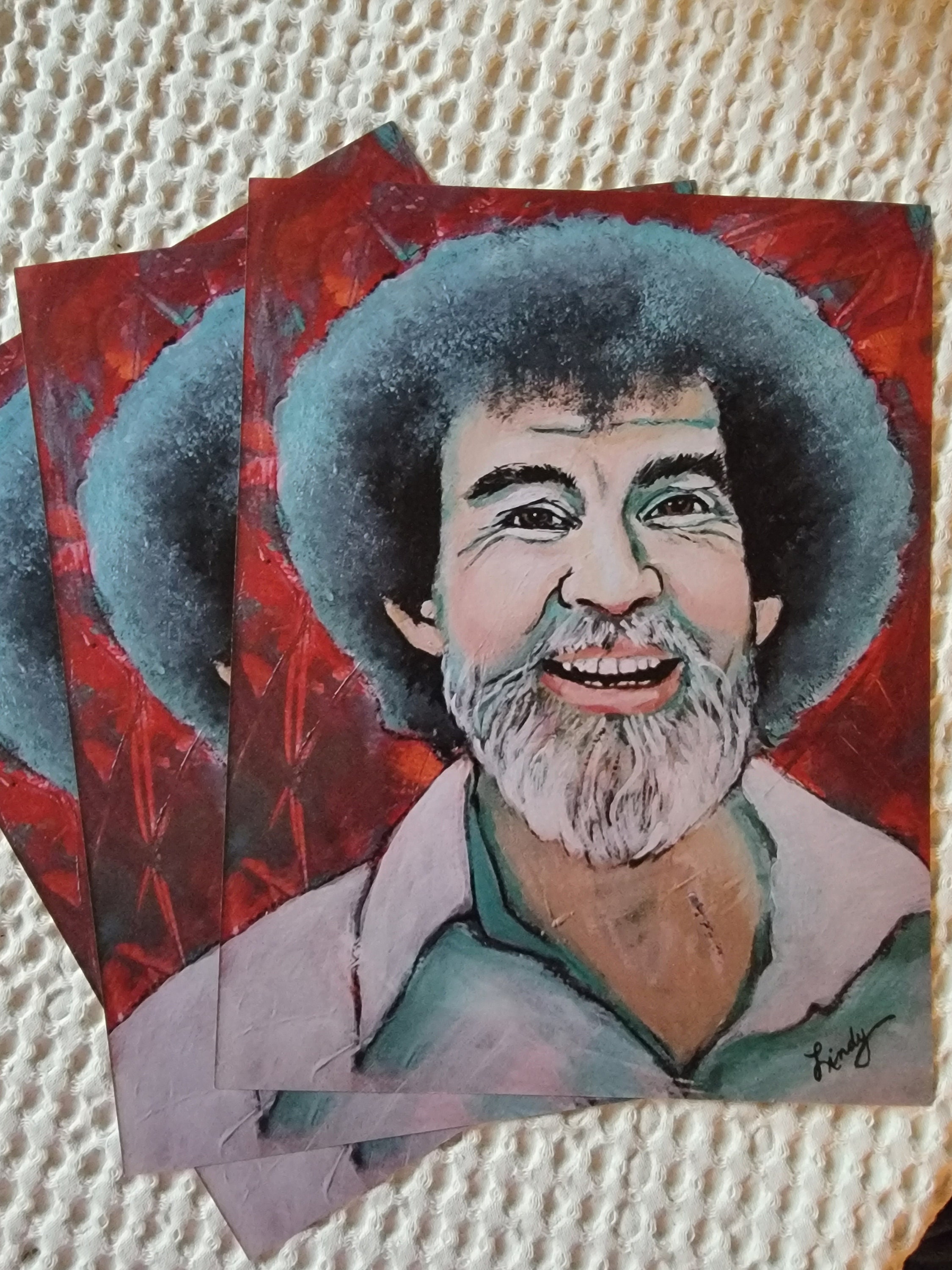  PeachyApricot Bob Ross Quotes Recycled Notebooks - Set of 2  Gifts Merch : Handmade Products