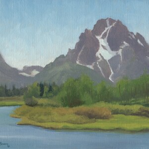 Original Oil Painting -- Oxbow Bend Afternoon