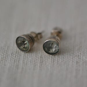 Russische Vintage Silber Ohrstecker, antik ukrainisch gestempelte Silber Ohrstecker, Hahnenfuß Ohrstecker Bild 9