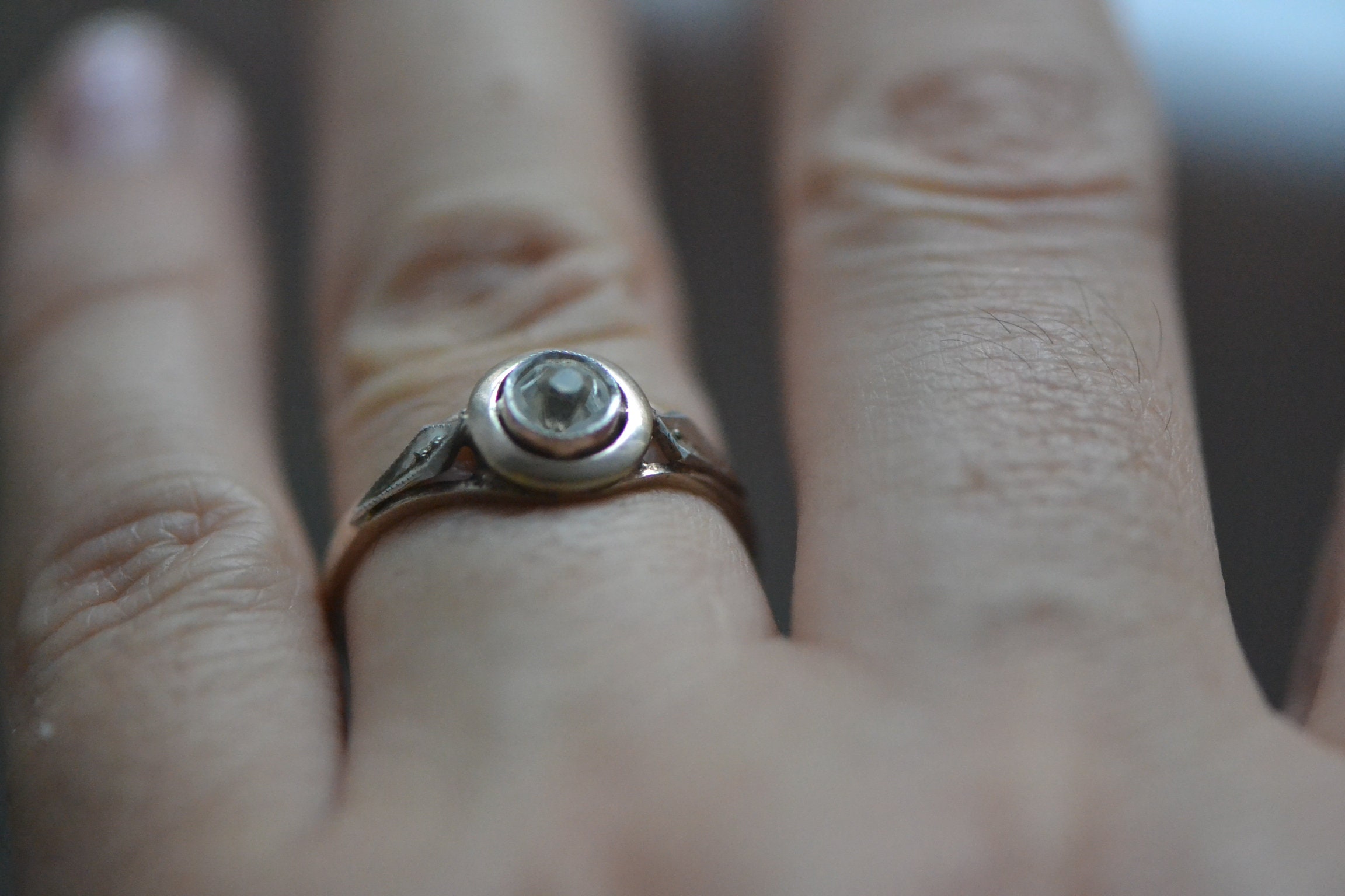 Antik silber ring - .de