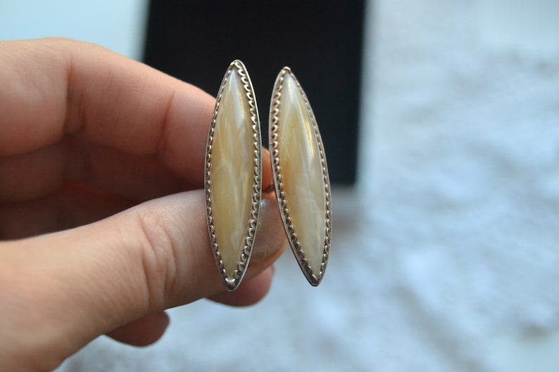 Soviet vintage sterling silver cufflinks Boutons de manchette Russian Natural agate cufflinks Sterling cufflinks,Russian silver jewelry
