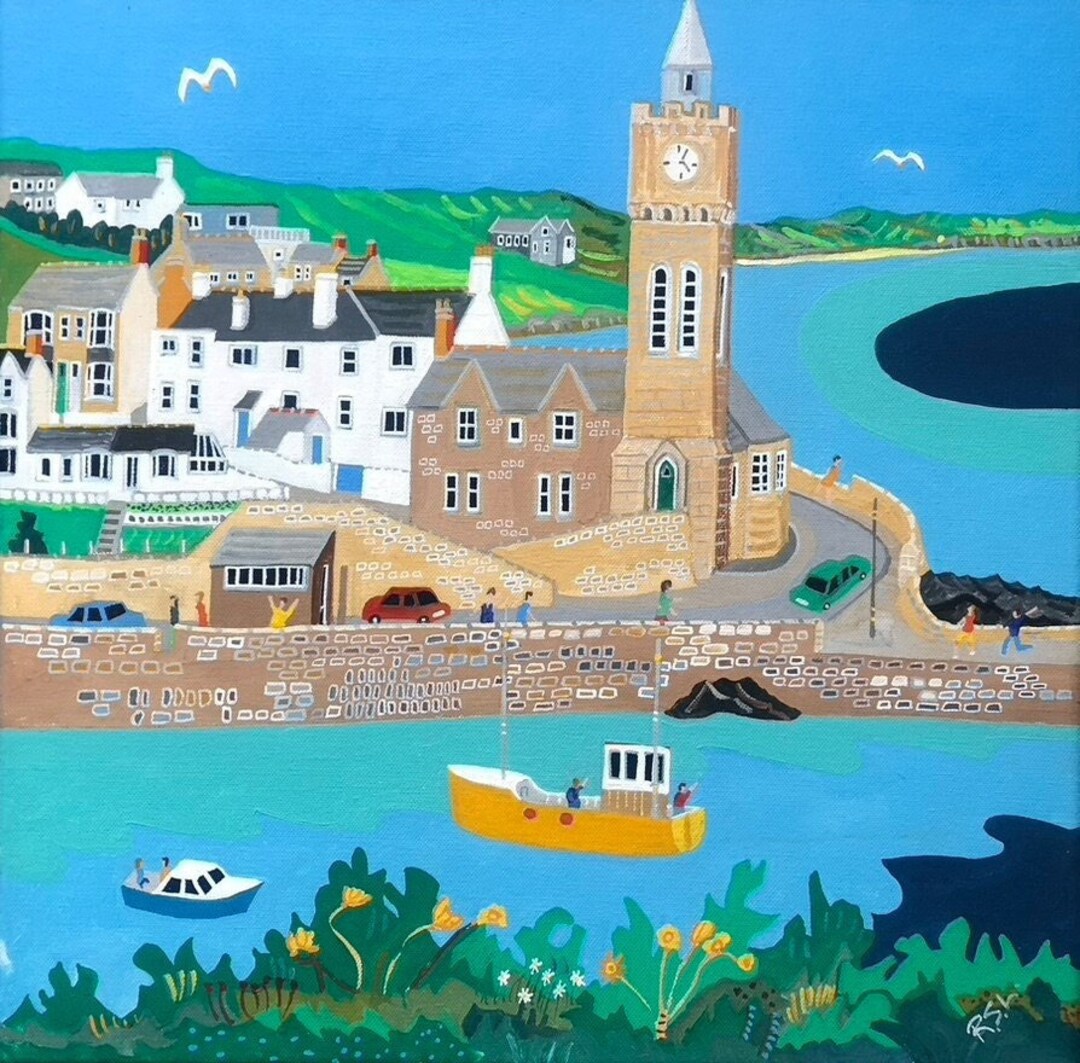 Porthleven Cornwall Cornwall Coastal Art Print Cornish Artist Porthleven Cornwall Cornwall Coastal Art Print Cornish Artist