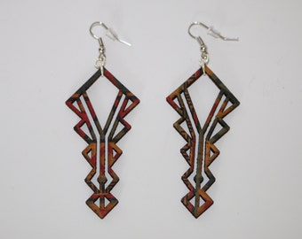 AZTEC KEY EARRINGS