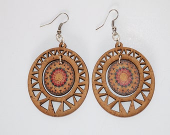 AZTEC SUN EARRINGS