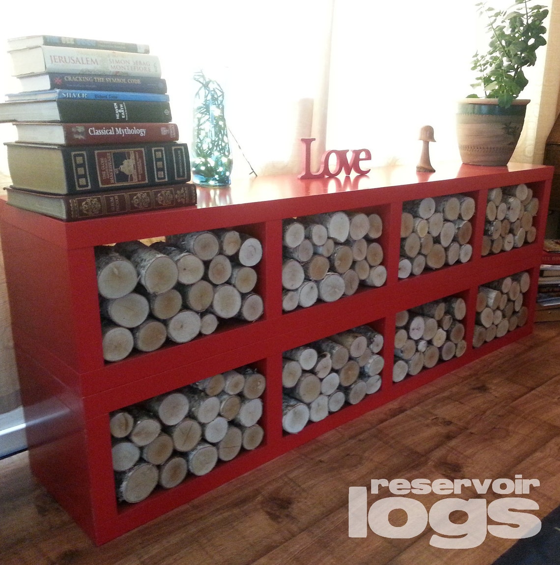 Full Round Decorative Quality Display Real Firewood Logs 24cm Etsy UK