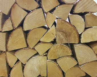 Hardwood Firewood Kiln Dried Logs for Open Fires and Wood Burners - 25cm Long, Ideal for Fire Stoves, Fire Pits, Pizza Ovens Fast Delivery