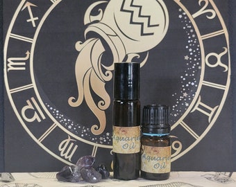Aquarius Essential Oil Blend with Gemstone Therapy
