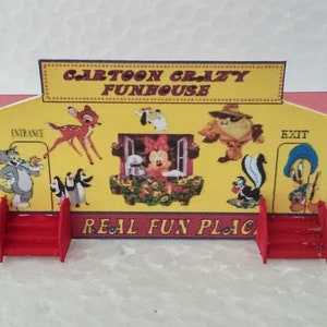 OO Scale Funhouse Card Model Kit PDF Digital Download