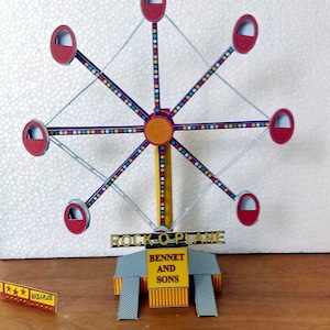 OO Scale Rock-O-Plane Kartenmodell Kit PDF Digital Download