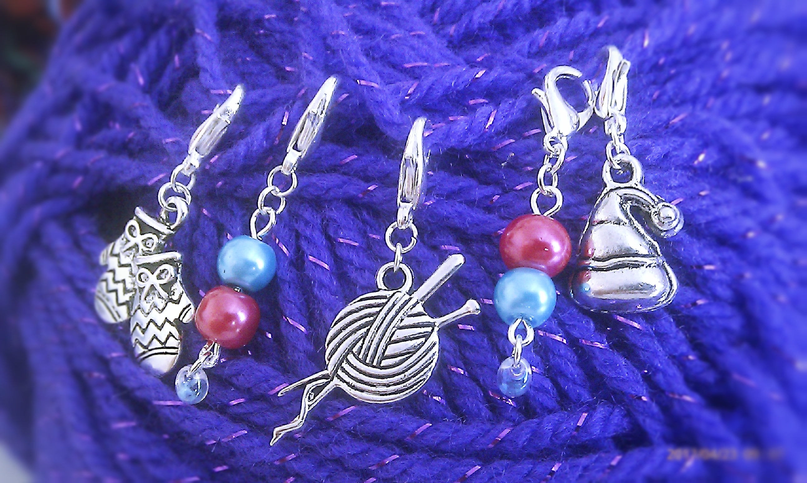 Crochet Stitch Markers Knitting Stitch Marker Charms & Beads Etsy UK