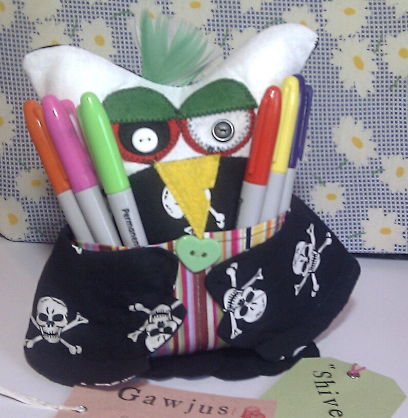 Novelty Desk Tidy/tool Tidy Quirky Owl Desk Holder Novelty Etsy