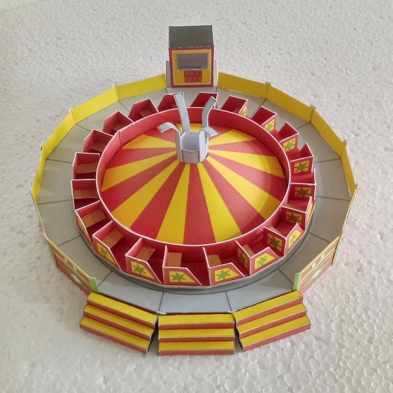 OO Scale Satelite Ride Card Model Kit PDF Digital Download - Etsy