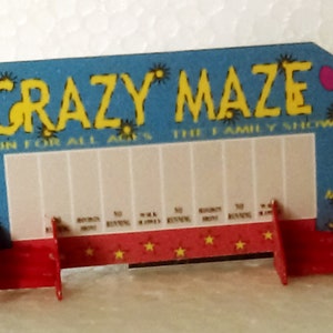 OO Scale Crazy Maze Kartenmodell Kit PDF Digital Download