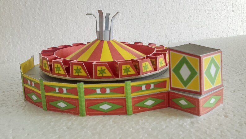 OO Scale Satelite Ride Card Model Kit PDF Digital Download - Etsy