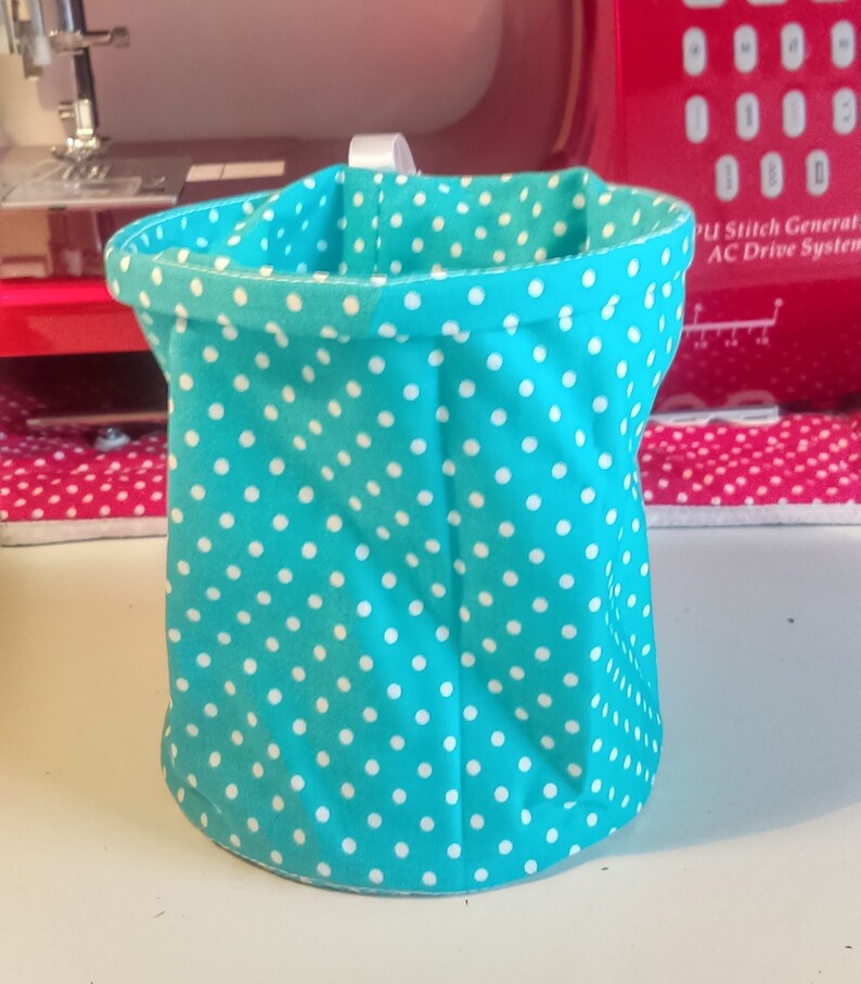 Polka Dot Collapsible Thread Catchers Sewing Gift Popup Etsy