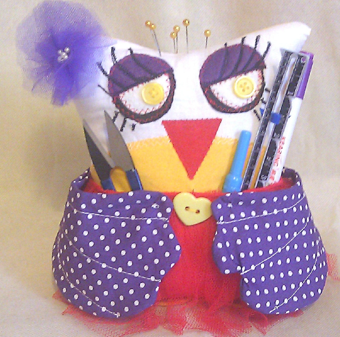 Novelty Desk Tidy/tool Tidy Quirky Owl Desk Holder Novelty Etsy UK