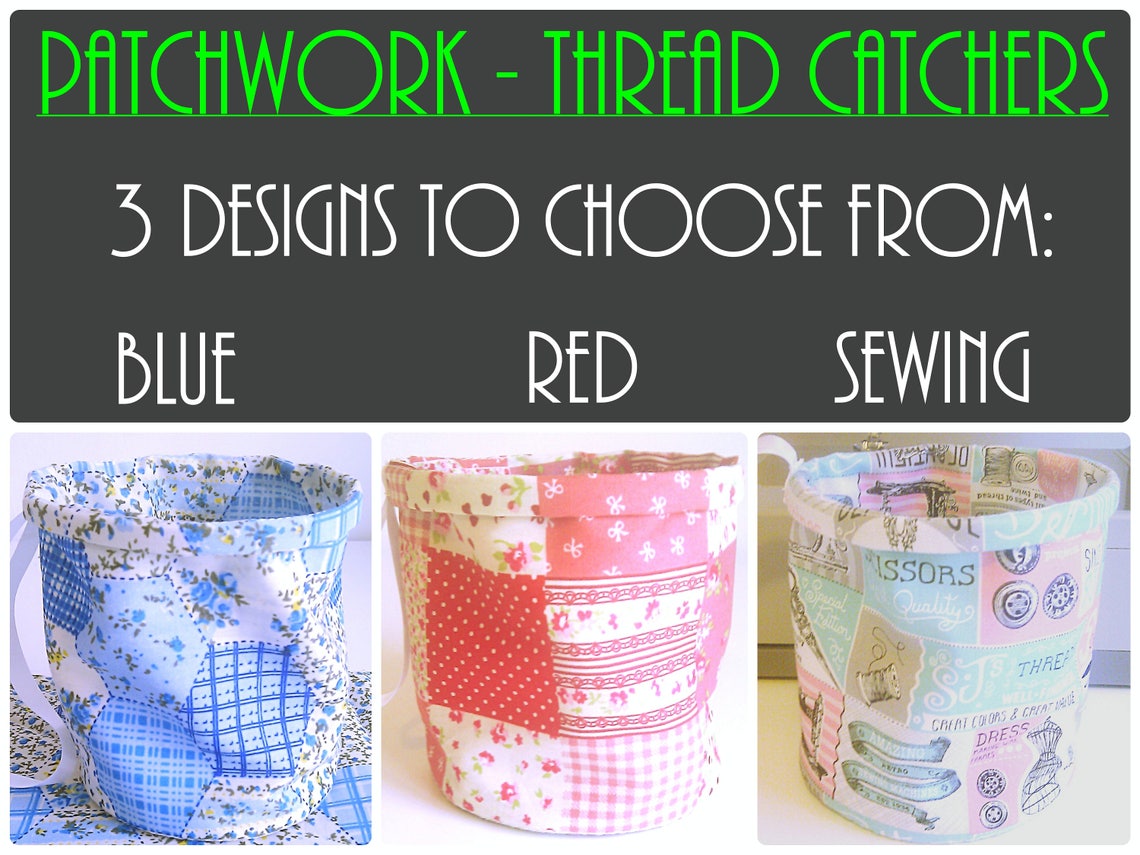 Collapsible Thread/scrap Catcher Sewing Gift Patchwork Etsy