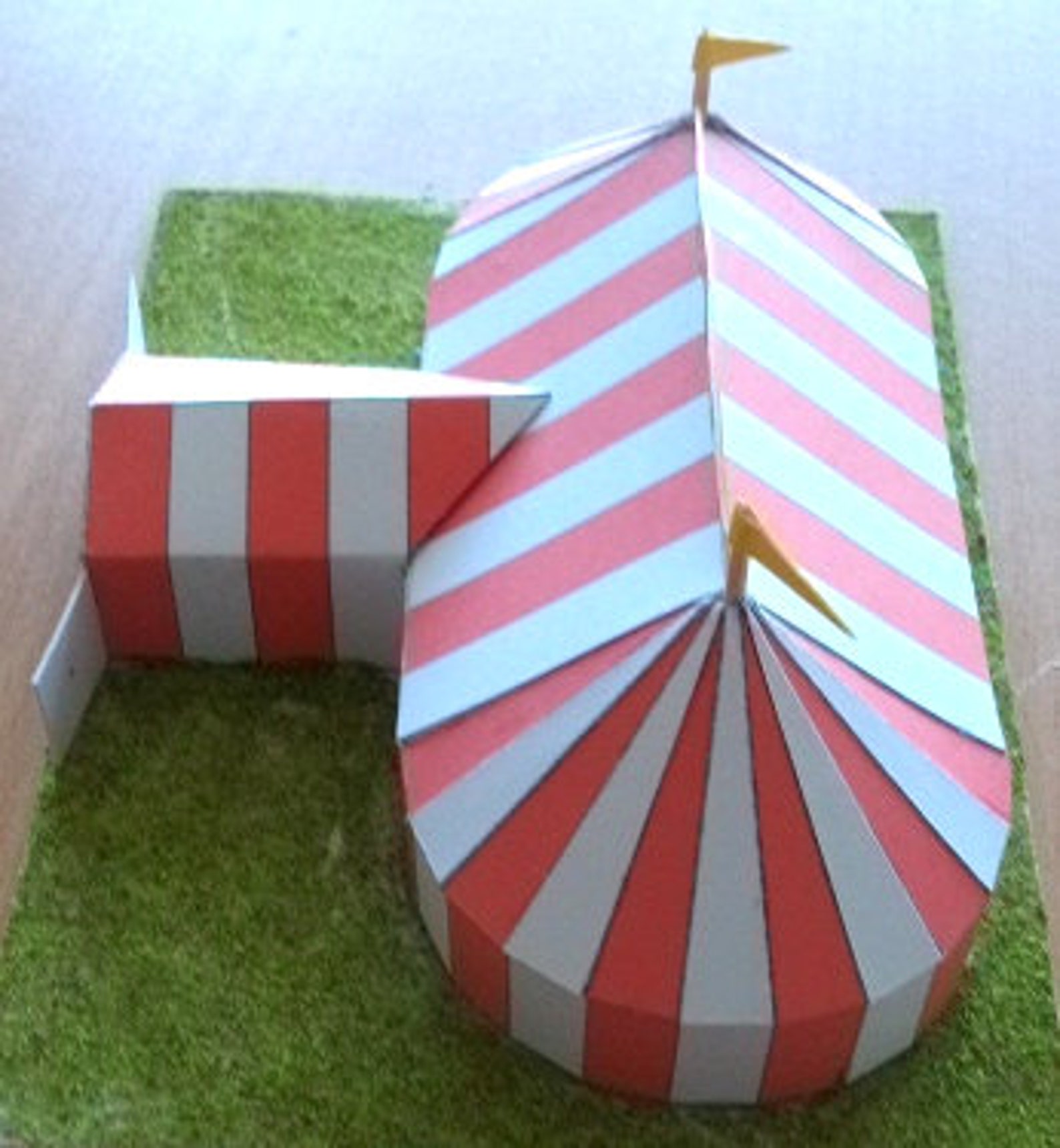 oo-scale-circus-tent-card-model-kit-pdf-digital-download-etsy