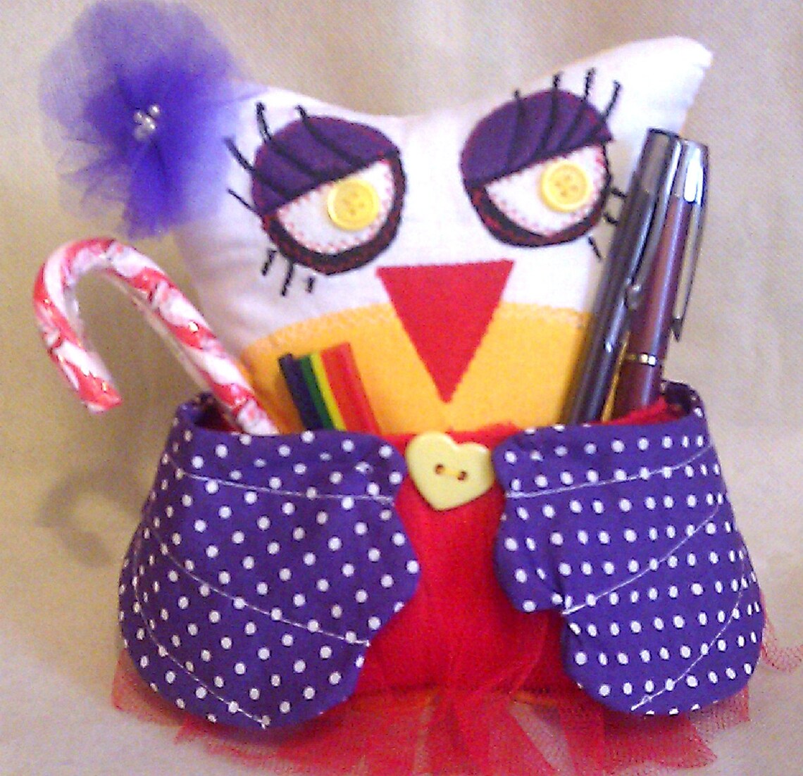 Novelty Desk Tidy/tool Tidy Quirky Owl Desk Holder Novelty Etsy UK