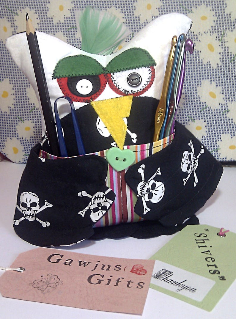 Novelty Desk Tidy/tool Tidy Quirky Owl Desk Holder Novelty Etsy