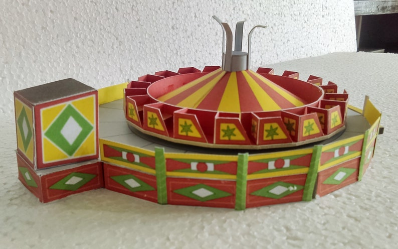 OO Scale Satelite Ride Card Model Kit PDF Digital Download - Etsy