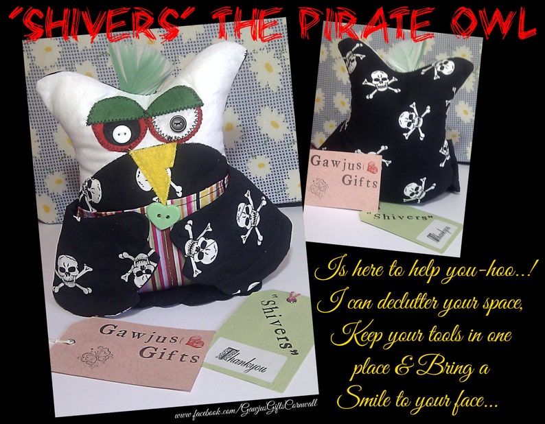 Novelty Desk Tidy/tool Tidy Quirky Owl Desk Holder Novelty Etsy