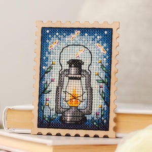 Kreuzstich-Set: Klein, Stempel, Muster, Reisen, Karten, Blanko, DIY, Anfänger, Landschaft, Natur, Blumen, Geschenk, Modern, Sterne, Feuer, Sommer