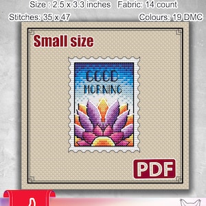 Spring cross stitch, Cross stitch flowers, Sunflower cross stitch, Stamp cross stitch, Flowers cross stitch, Cross stitch Spring, S-044