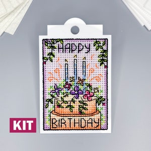 KIT de point de croix : Petit, Fleur, Été, Voyage, Tampon, Motif, Printemps, Toile en plastique, DIY, Débutant, Voyage, Drôle, Cadeau, Moderne, Vélo