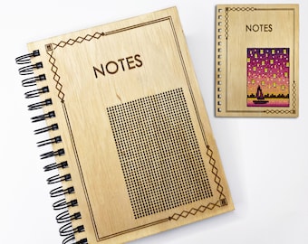 Cross stitch KIT: Blank, Notepad, Wooden, Christmas gift, Plastic canvas, Small, Needlework, Tag, Funny, Modern, Cards, Craft, DIY, Stamp