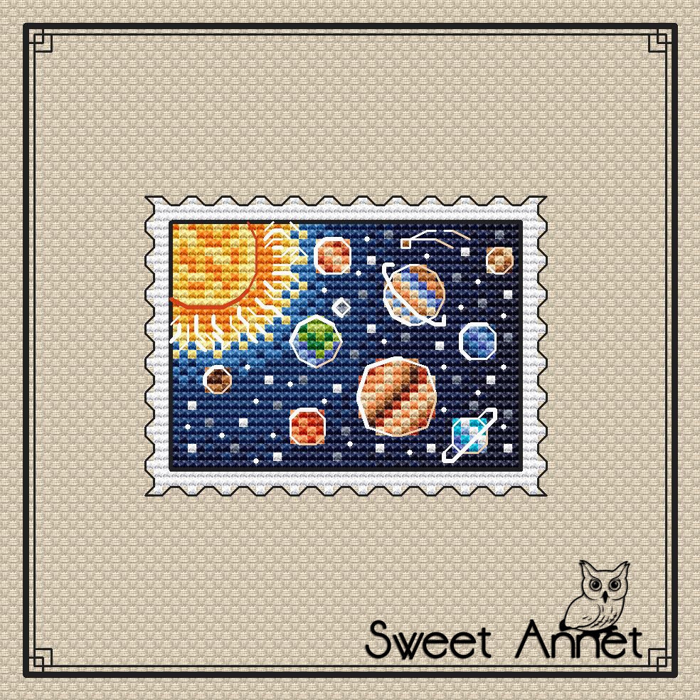 Small Cross Stitch Pattern: Space, Stars, Stamp, Moon, Solar System, Modern, PDF, Easy, Sun, Landscape, Bookmark, Galaxy, S-095 - Etsy Small Cross Stitch Pattern: Space, Stars, Stamp, Moon, Solar System, Modern, PDF, Easy, Sun, Landscape, Bookmark, Galaxy, S-095 - Etsy