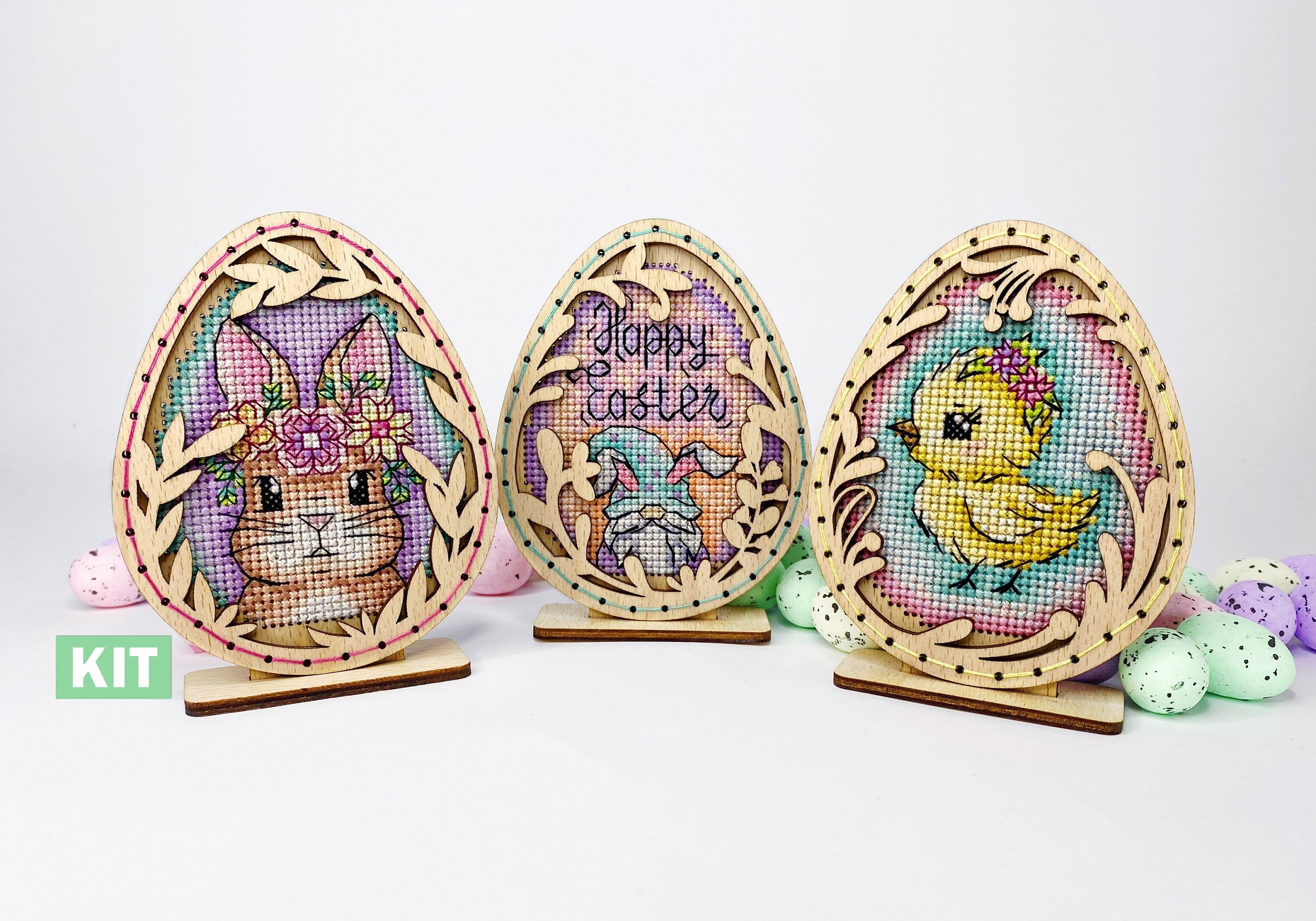 Mini Egg Cross Stitch Kit – Brooklyn Craft Company