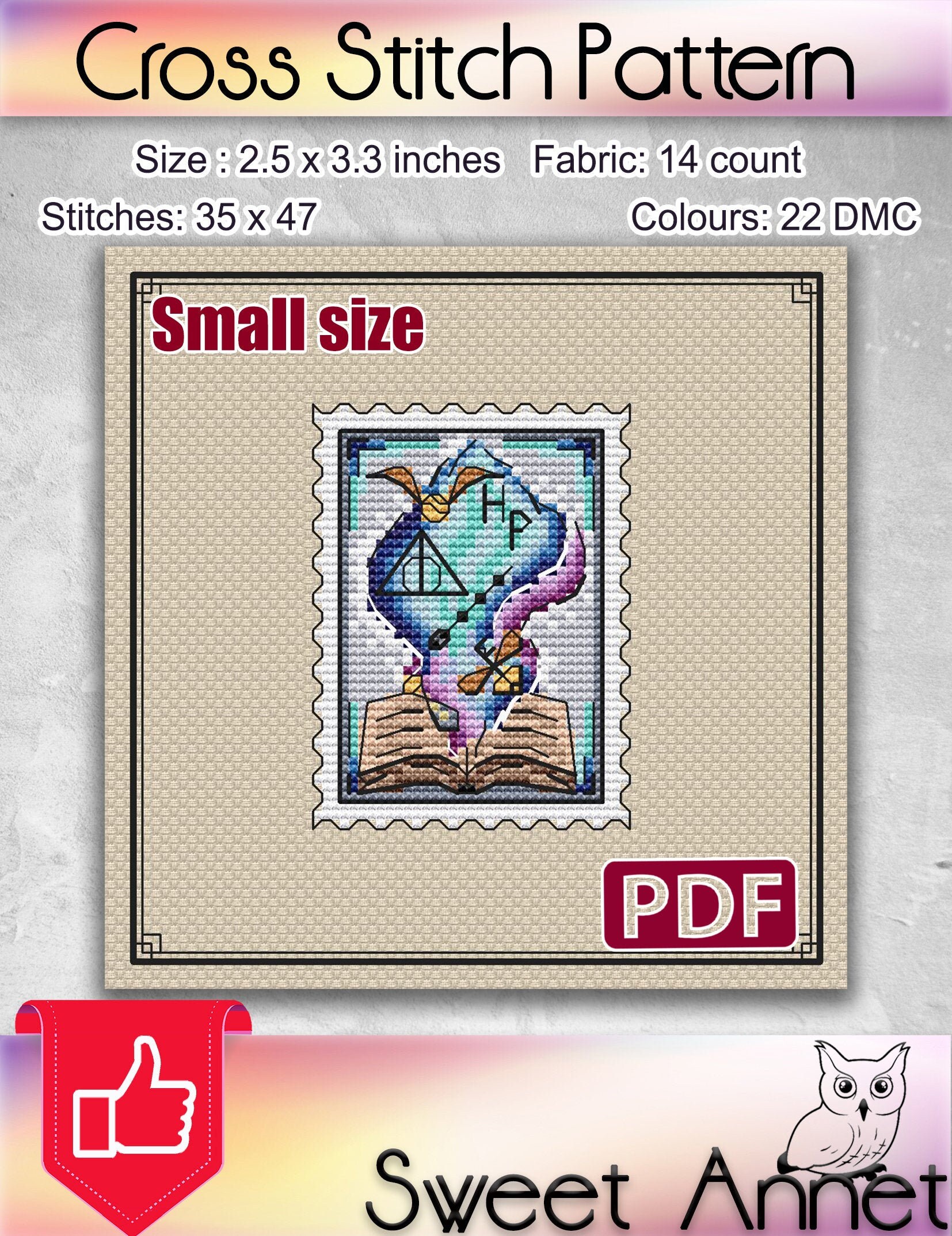 Harry Potter cross stitch Cross stitch pattern Cross stitch | Etsy