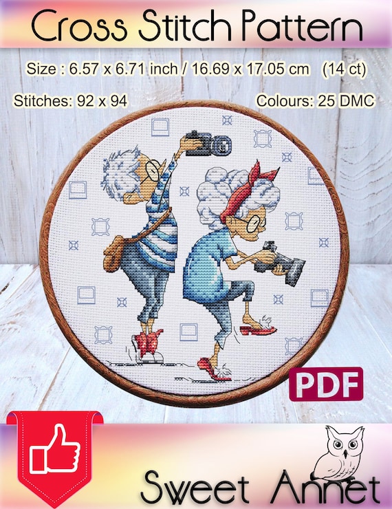 Grandmother's Old Garden - Cat - Cross Stitch Kit