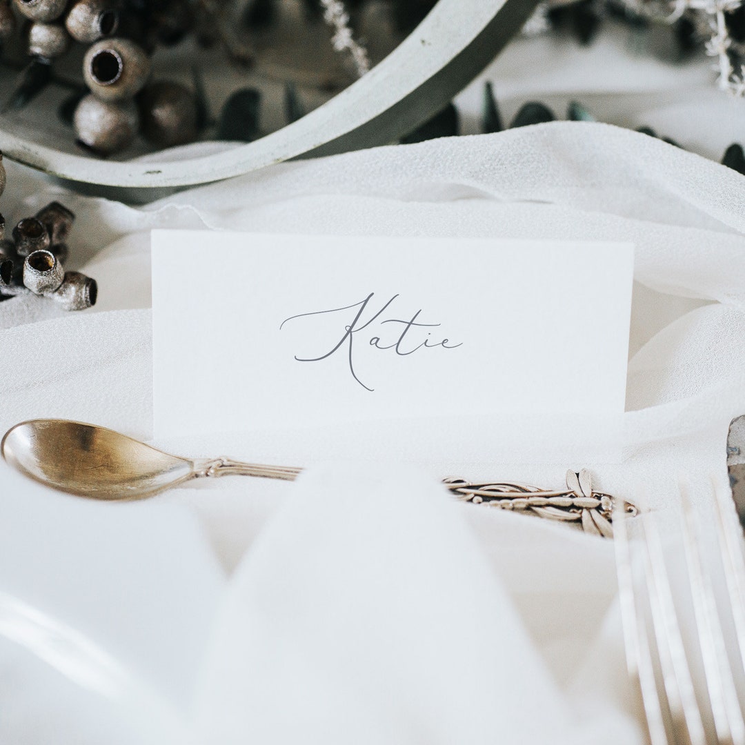 Place Cards or Name Cards - Tent Fold Name Cards - Place Cards With ...