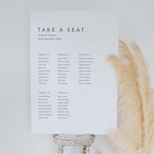 Table Plan Wedding - Wedding Seating Chart